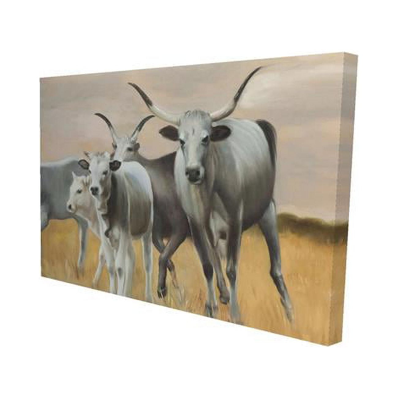 20 x 30 in. Nguni Breeding-Print on Canvas