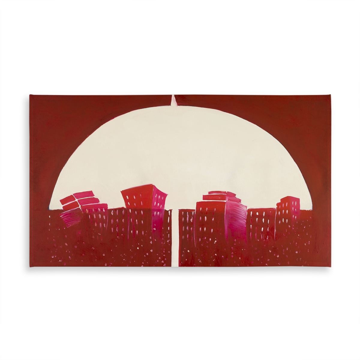 Picture of Begin Home Decor C1TCLRGEW3BBE5 58 x 102 in. Red City Under Umbrella Tablecloth - Indoor & Outdoor Decor