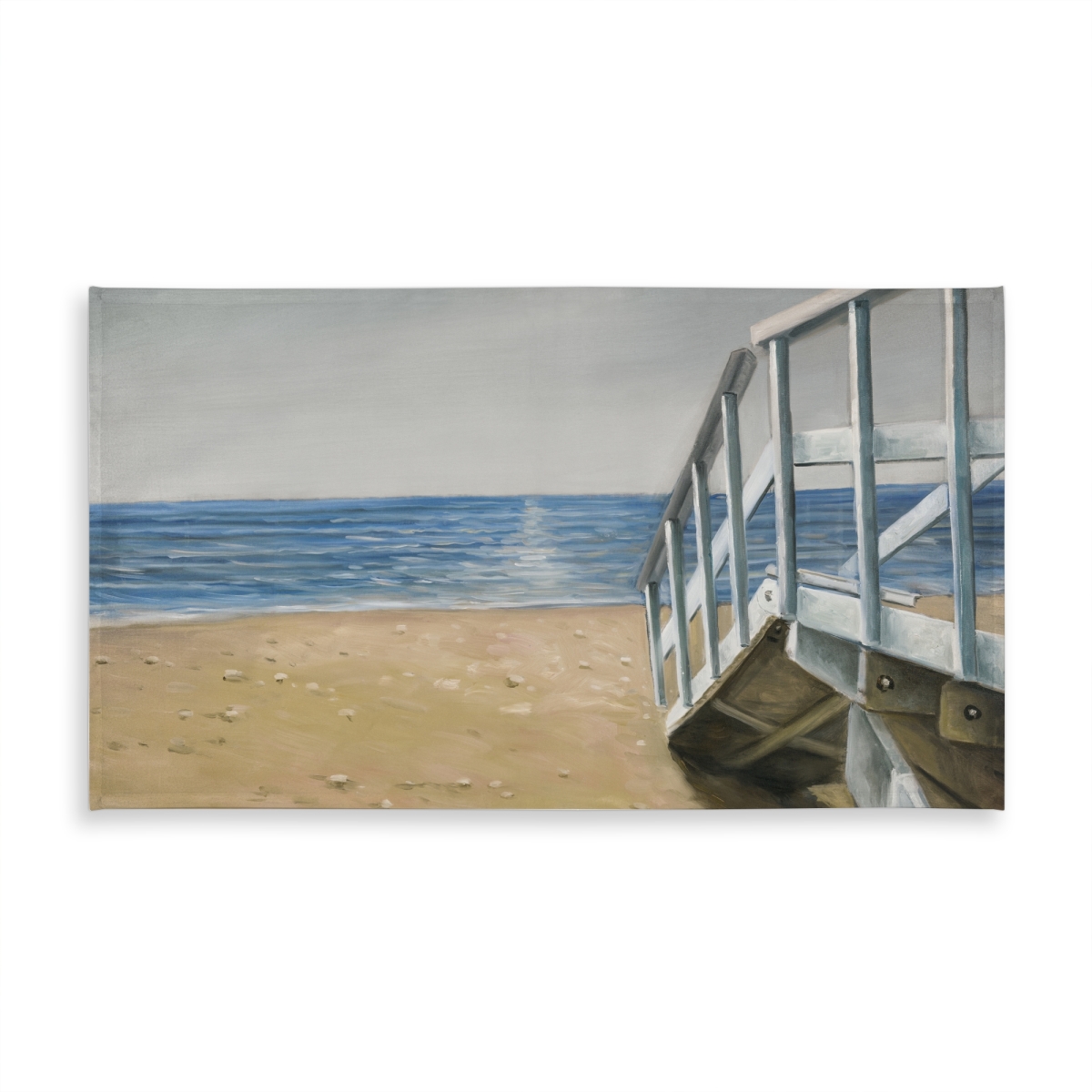 Picture of Begin Home Decor C1TCLRGEW6DTOK 58 x 102 in. Seaside Landscape Tablecloth - Coastal Bedroom Decor