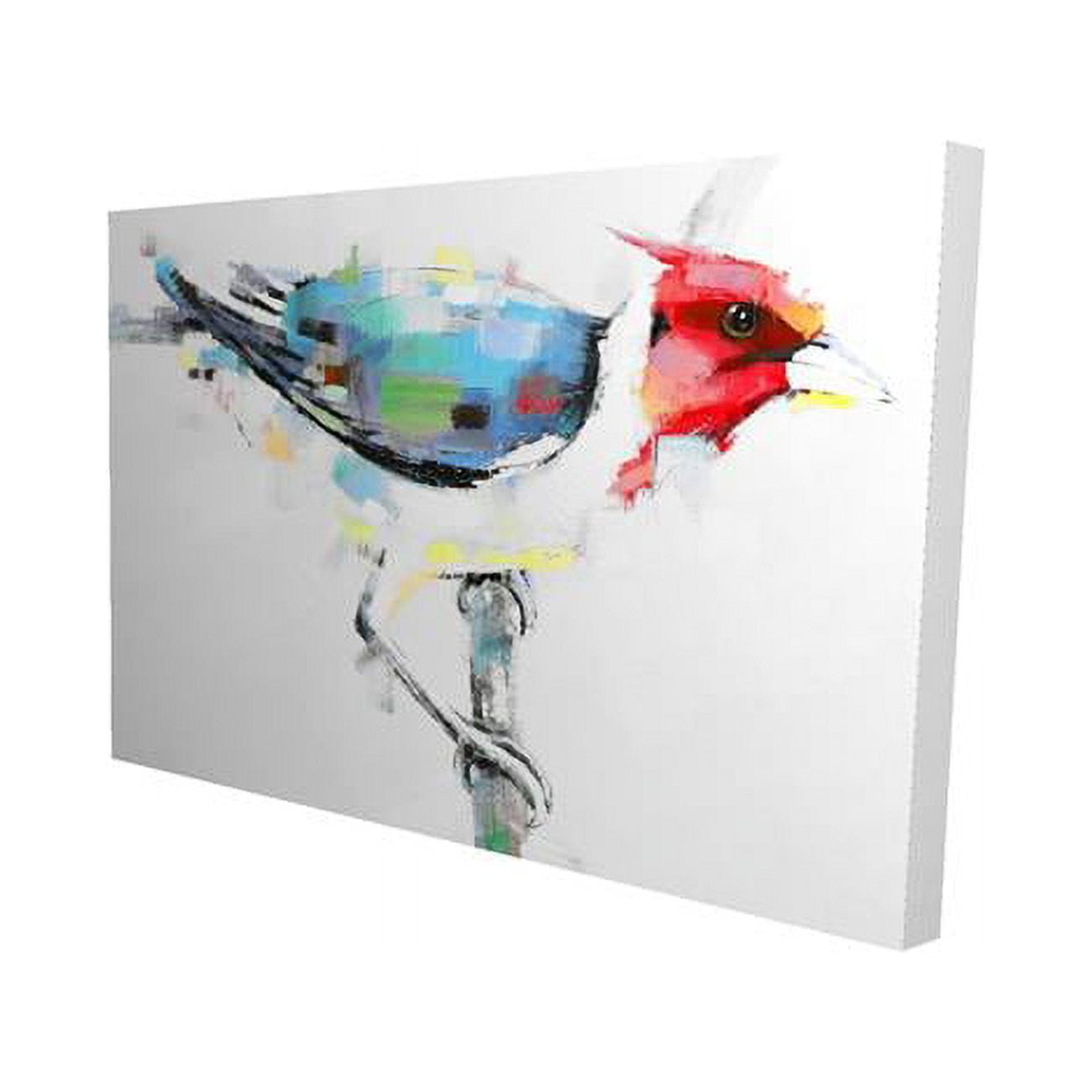 20 x 30 in. Colorful Woodpecker-Print on Canvas