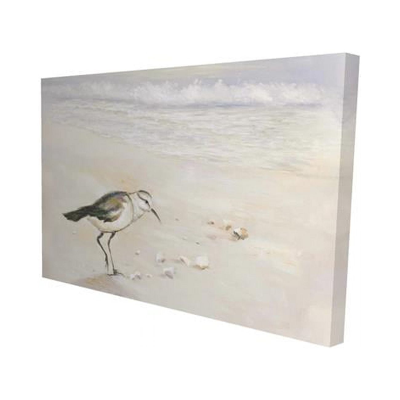 20 x 30 in. Semipalmated Sandpiper on the Beach-Print on Canvas