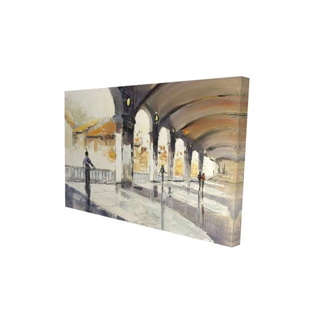 20 x 30 in. People In A Spacious Hall-Print on Canvas