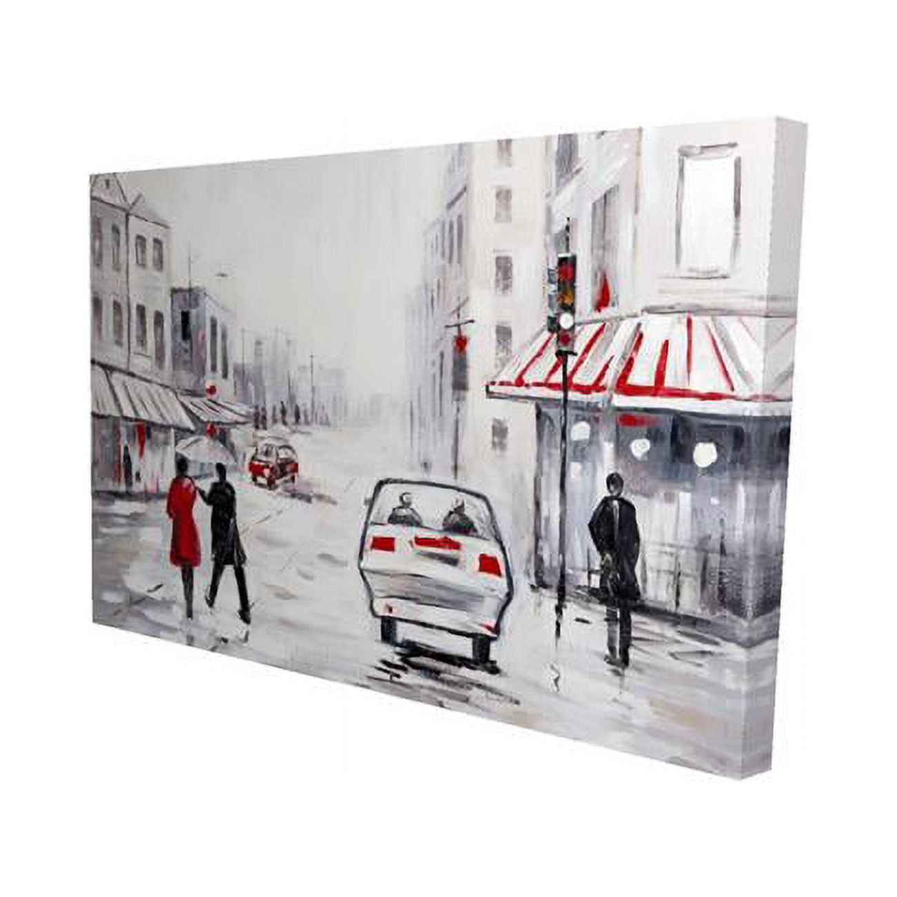 20 x 30 in. Peaceful Street Scene-Print on Canvas