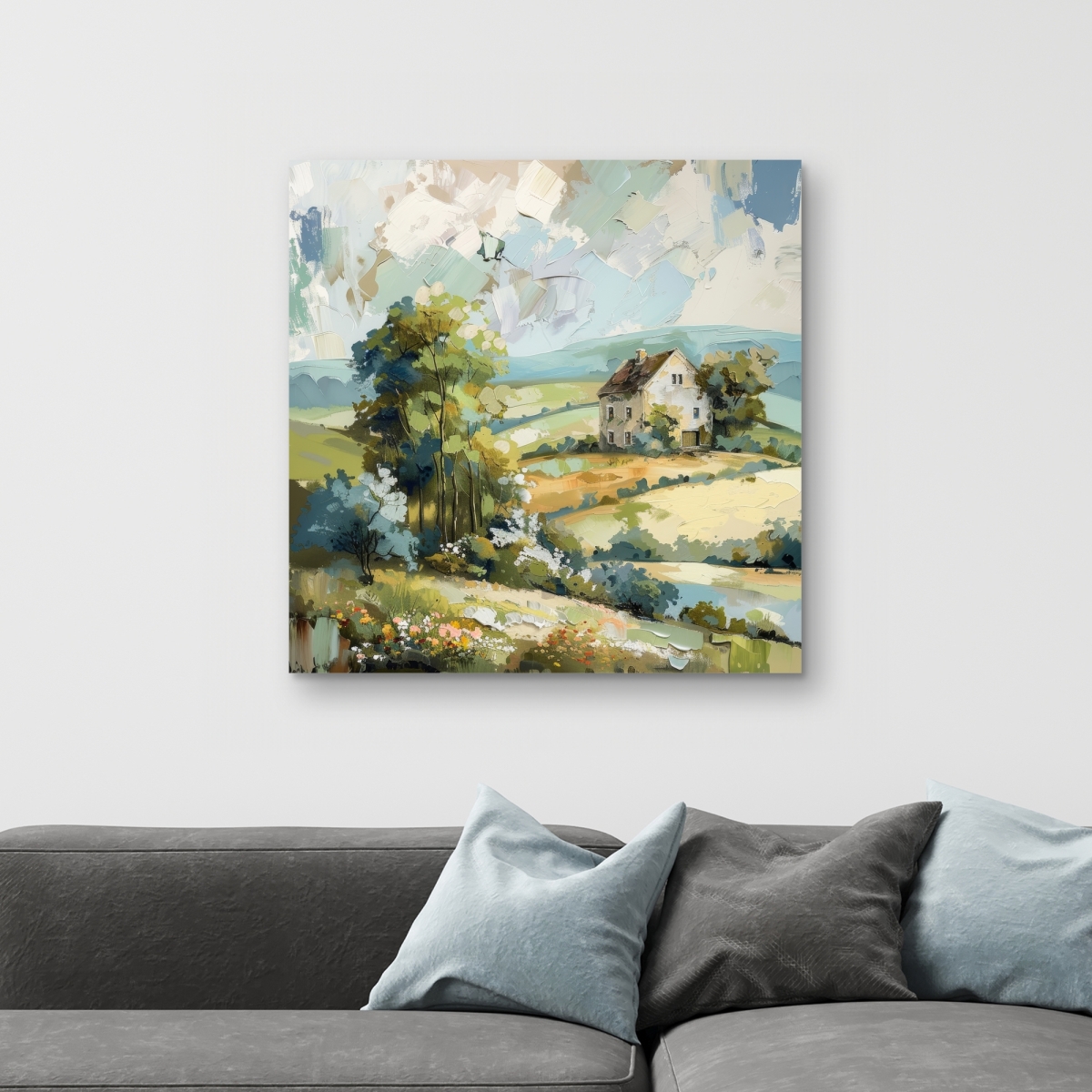 C1RC323249DH71 32 x 32 in. On the Plain Canvas - Home Decor Art - Elegant Wall Decor