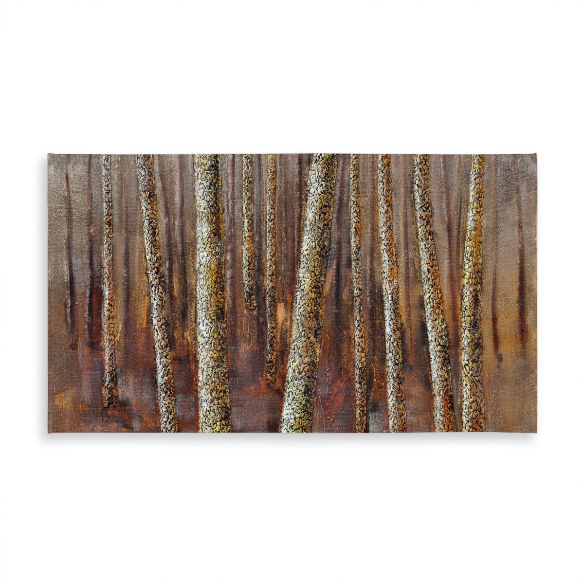 Picture of Begin Home Decor C1TCLRGE2IPBO4 58 x 102 in. Forest Tablecloth - Brown Trees Design for Indoor & Outdoor Use