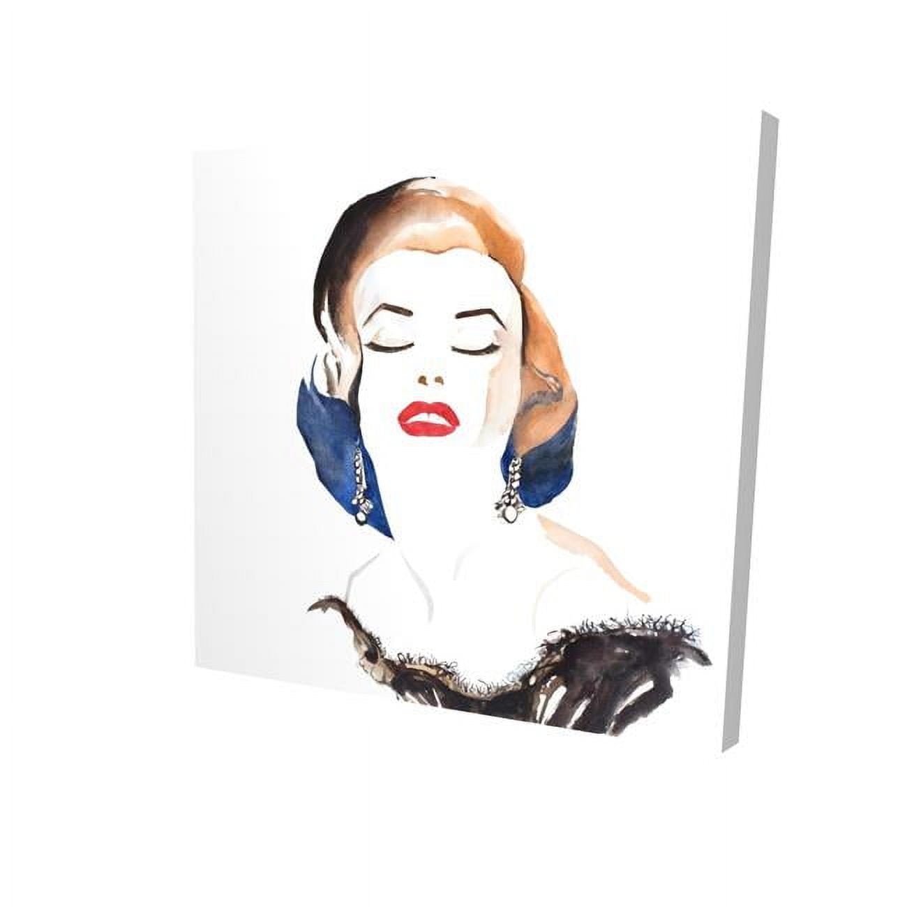 32 x 32 in. Vintage Chic Marilyne Monroe-Print on Canvas