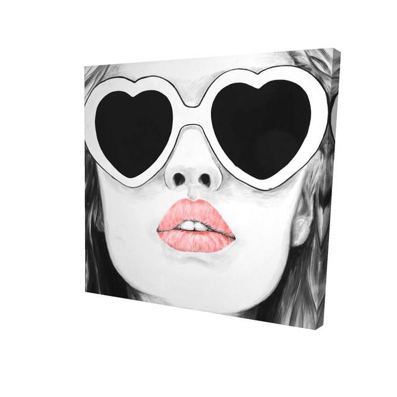 32 x 32 in. Miss Trend-Print on Canvas