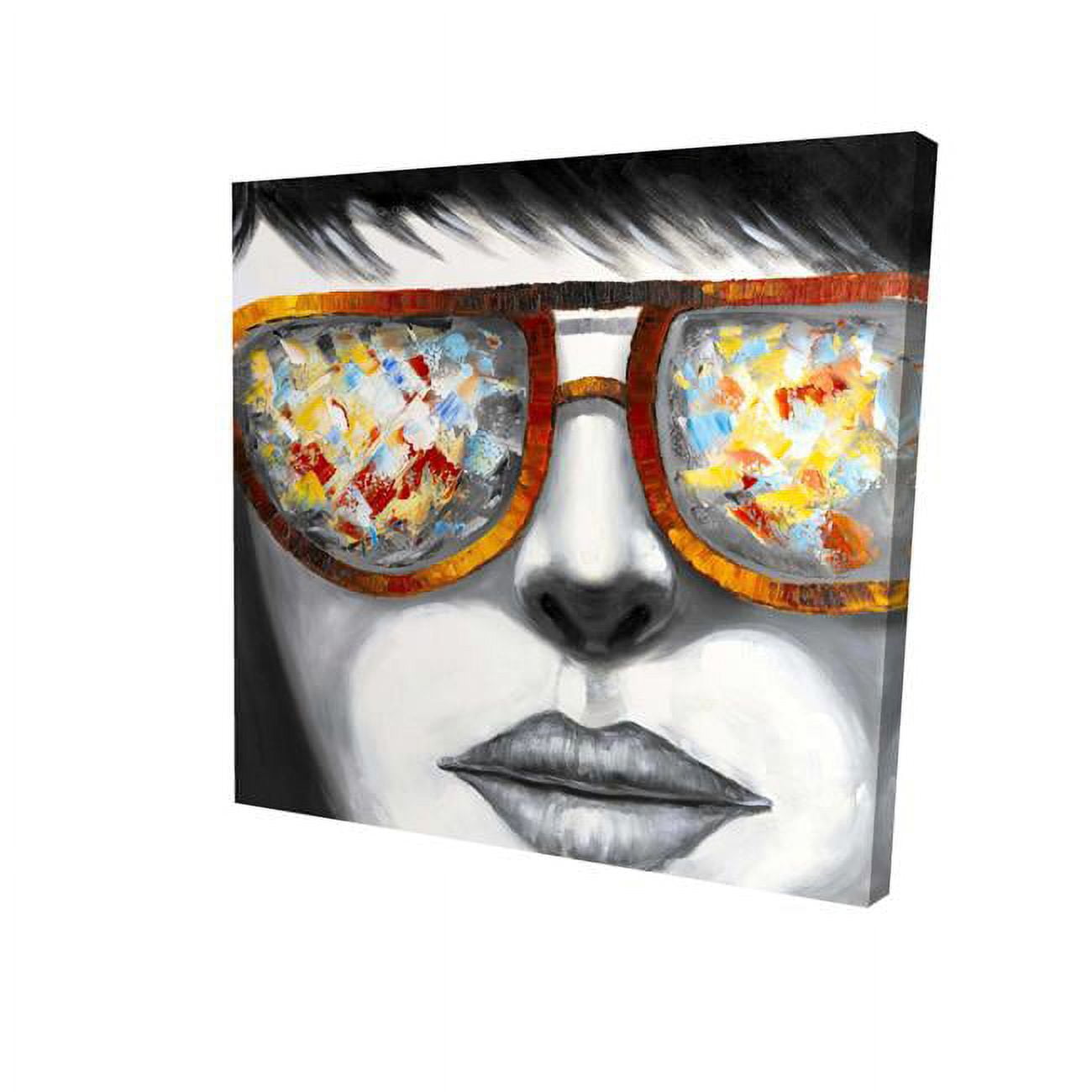 32 x 32 in. Colorful Sunglasses-Print on Canvas