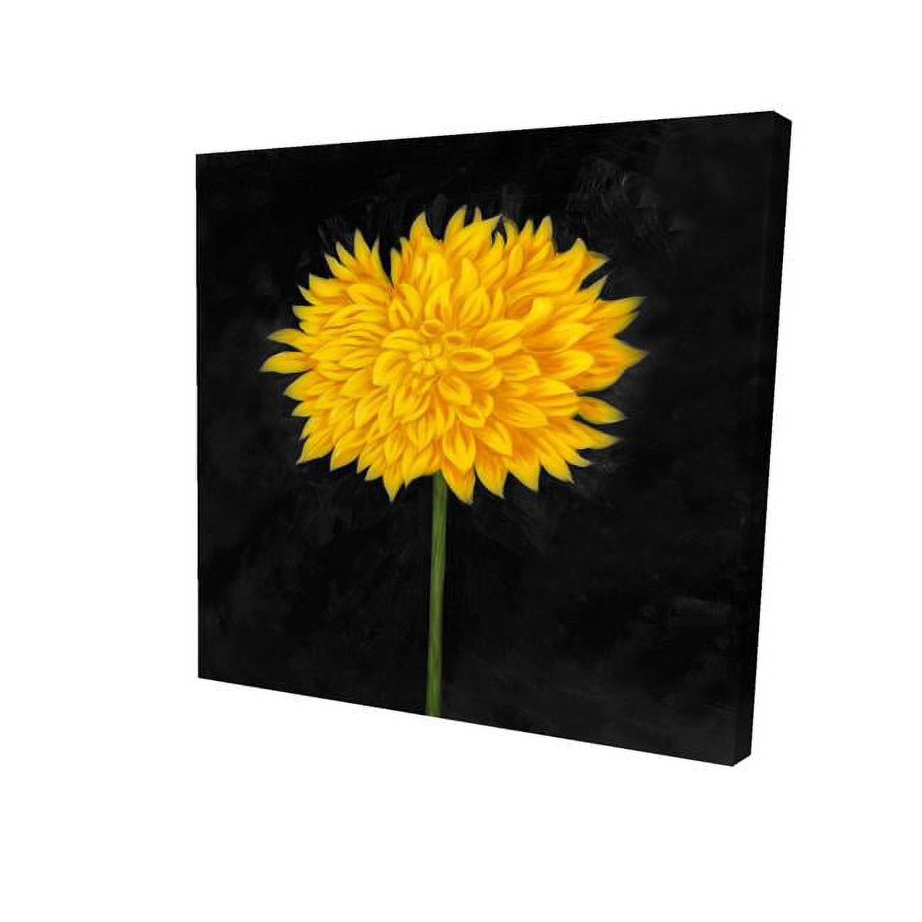 32 x 32 in. Yellow Chrysanthemum-Print on Canvas