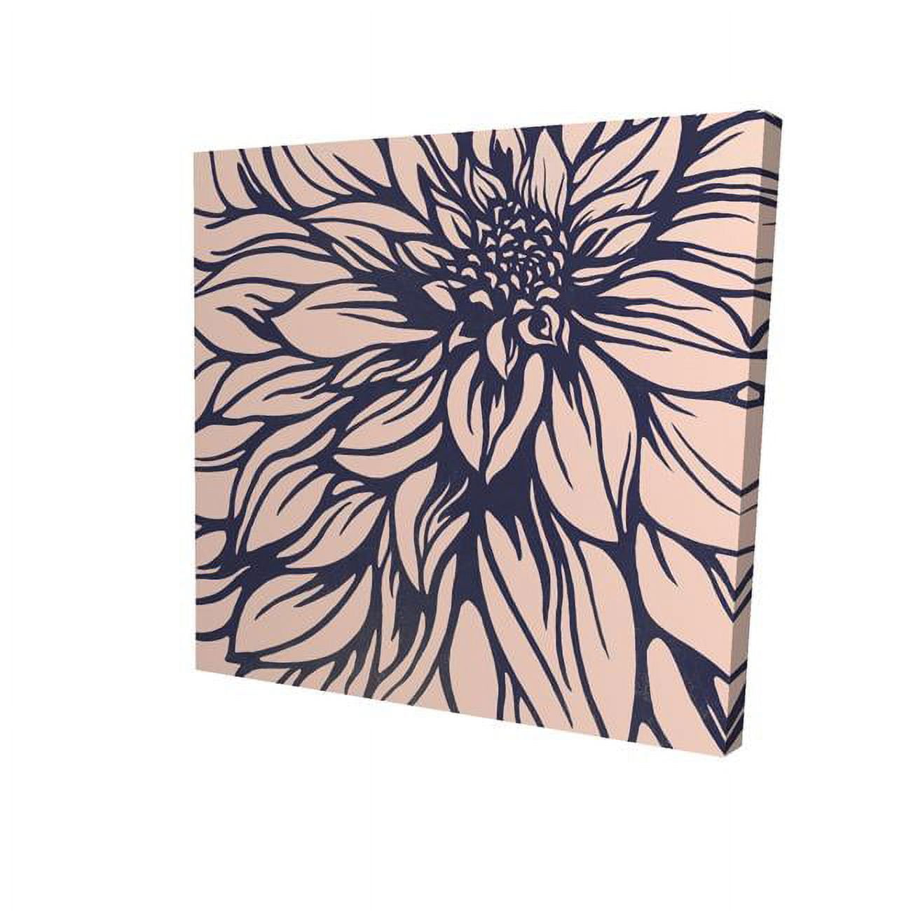32 x 32 in. Dahlia Flower-Print on Canvas