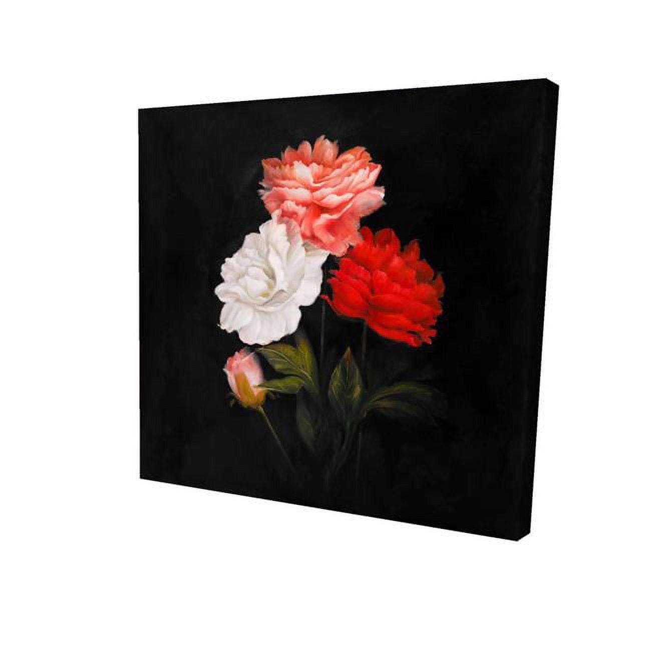 32 x 32 in. Small Bundle of Roses-Print on Canvas