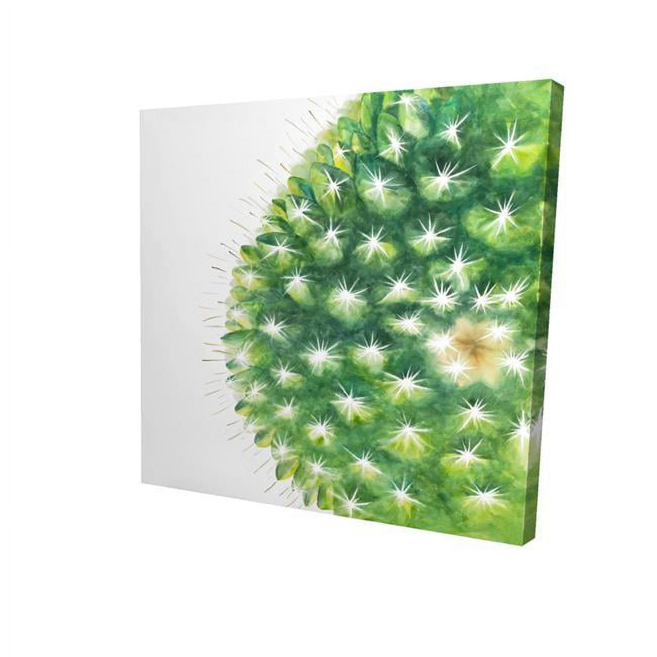 32 x 32 in. Watercolor Mini Cactus-Print on Canvas