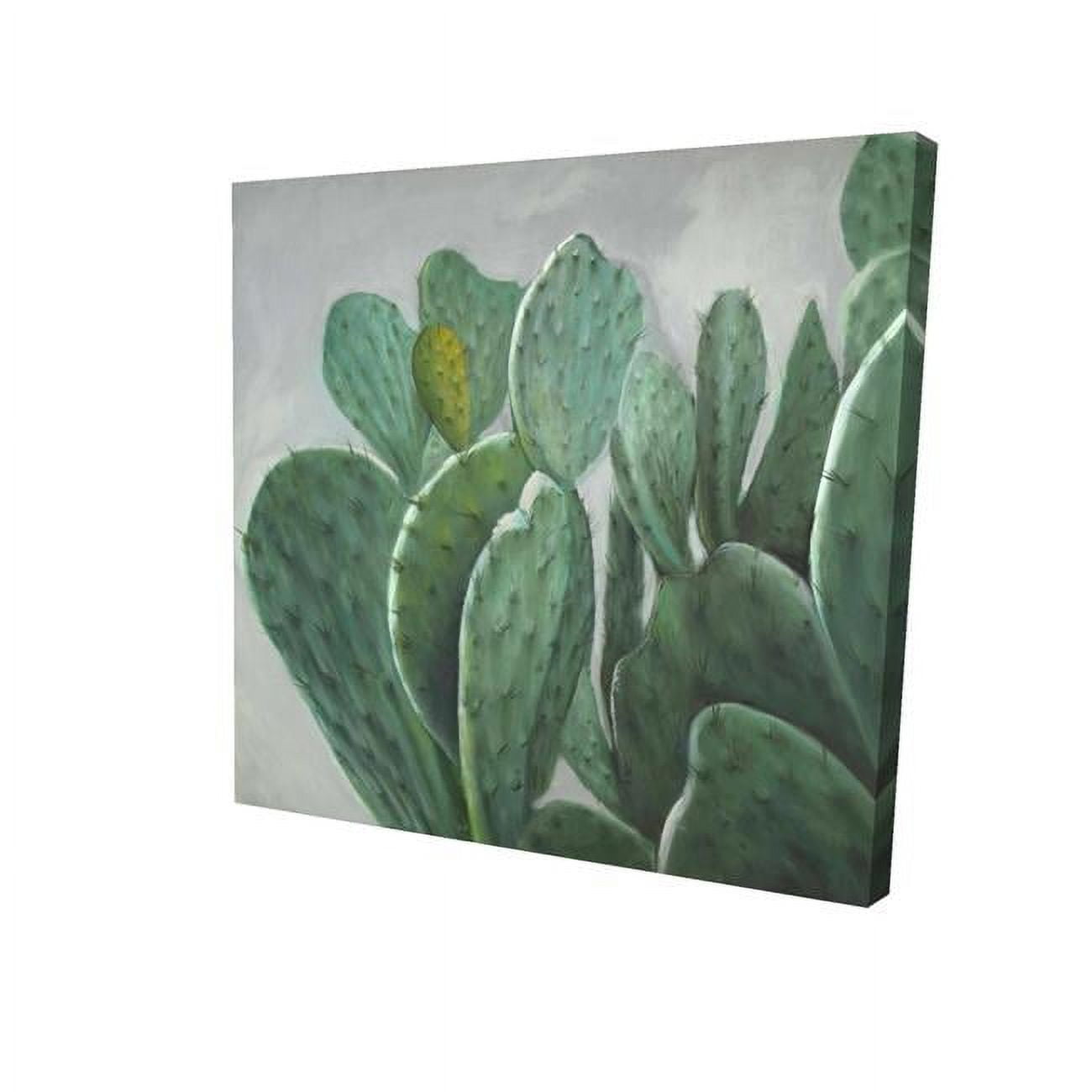 32 x 32 in. Paddle Cactus-Print on Canvas
