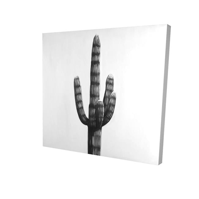 32 x 32 in. Large Cactus-Print on Canvas
