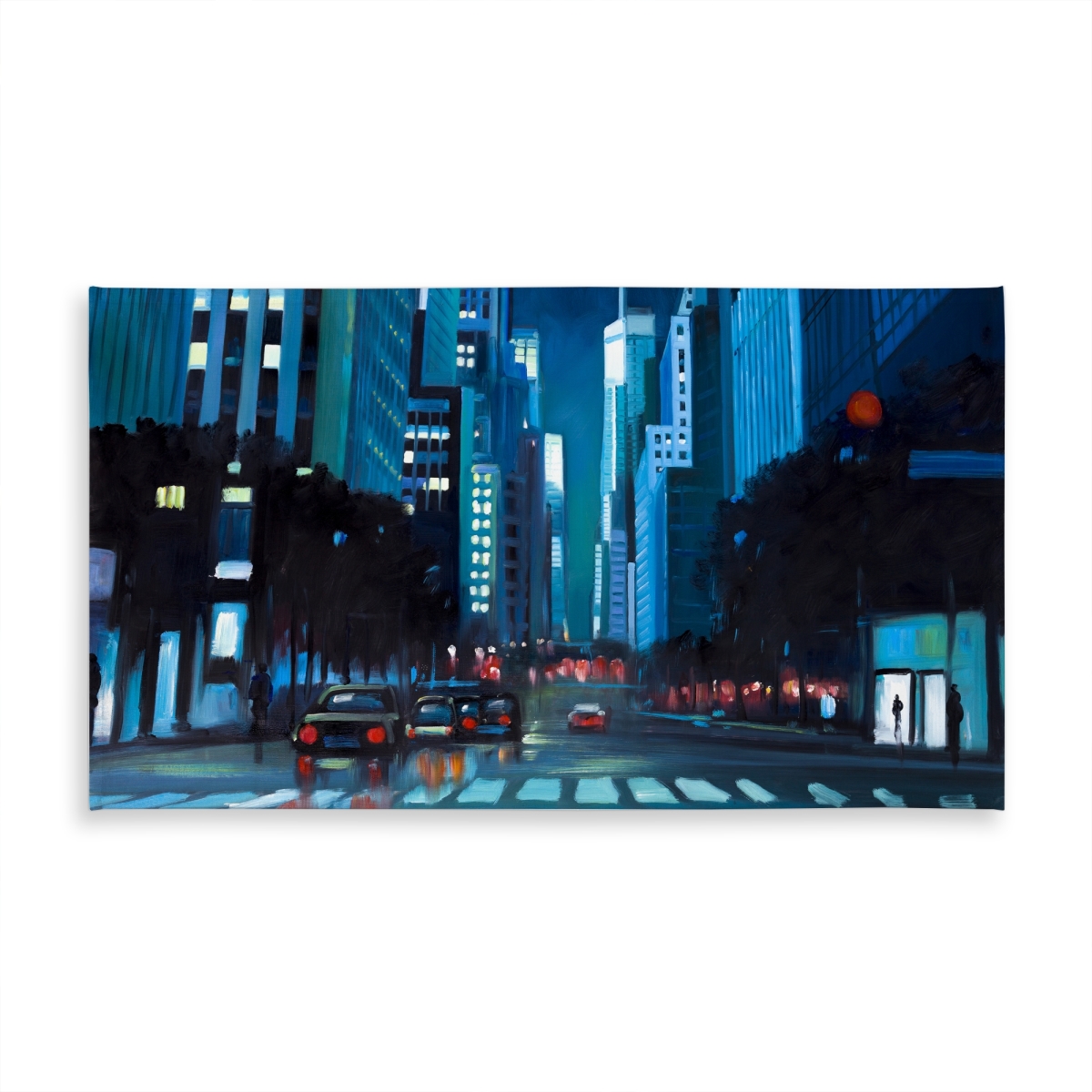 Picture of Begin Home Decor C1TCLRGEKS54YX 58 x 102 in. Evening in Manhattan Tablecloth - Indoor & Outdoor Home Decor