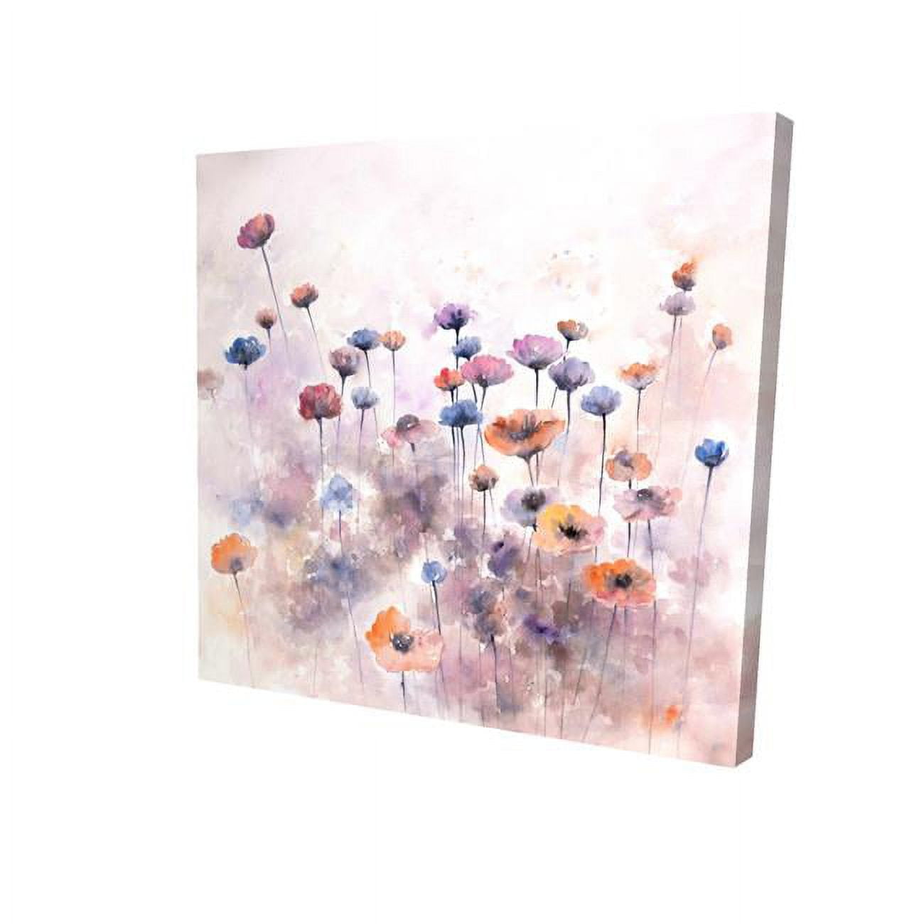 32 x 32 in. Small Wildflowers-Print on Canvas