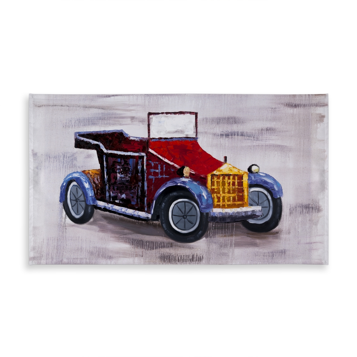 Picture of Begin Home Decor C1TCLRGEX87JG0 58 x 102 in. Vintage Toy Car Tablecloth - Indoor Outdoor Home Decor