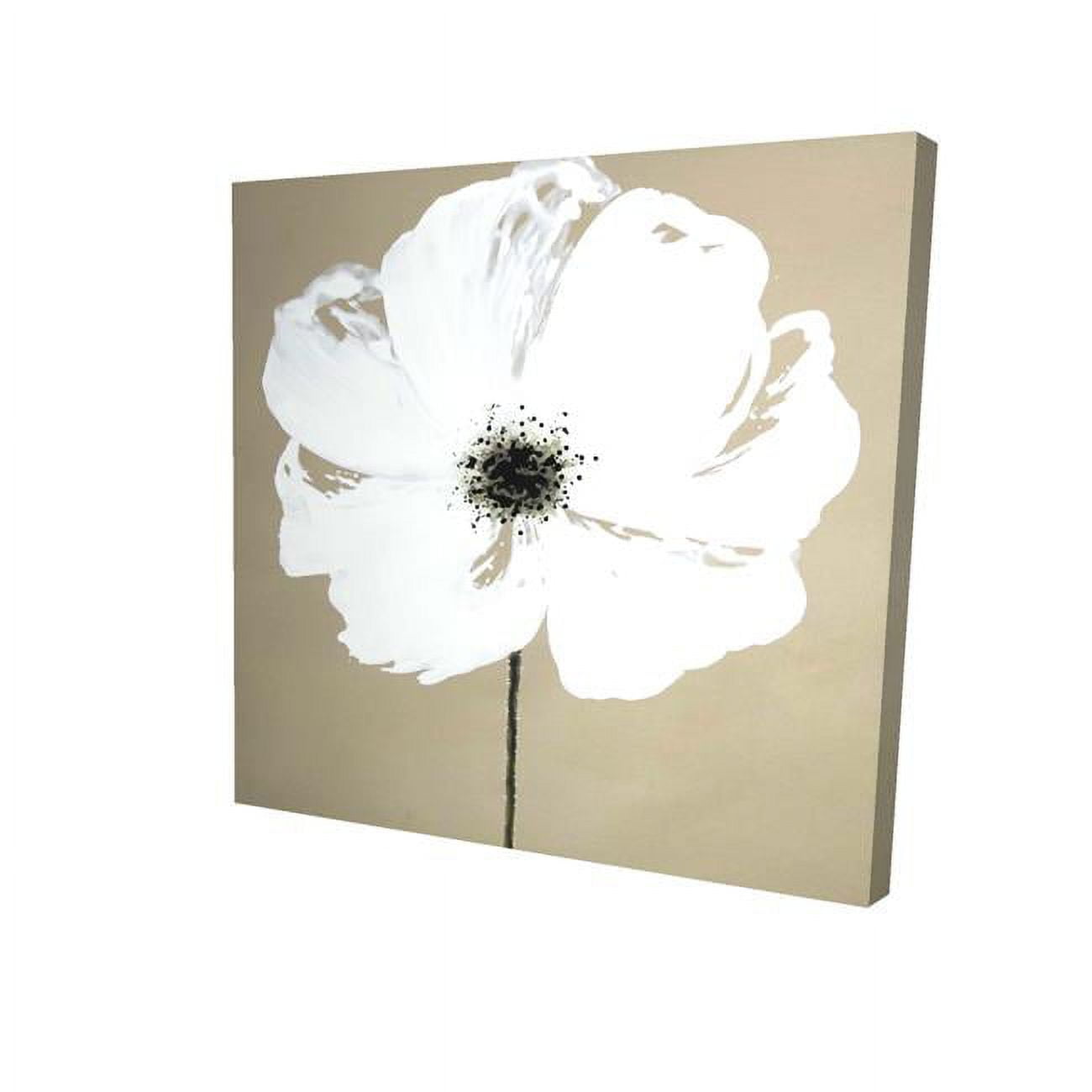 32 x 32 in. Abstract Color Splash Flower-Print on Canvas