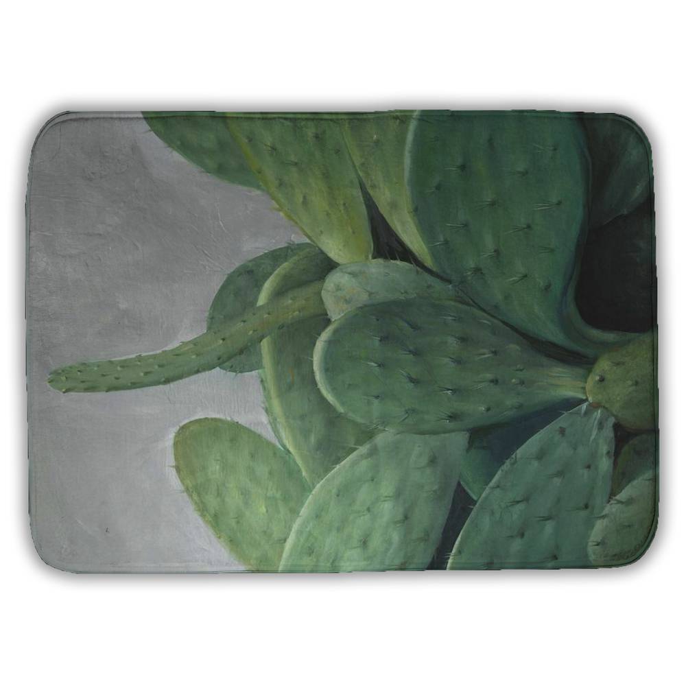 5930-2417-FL140 17 x 24 in. Cactus Bundle Botanical Bath Mat - Exotic Bedroom Home Decor