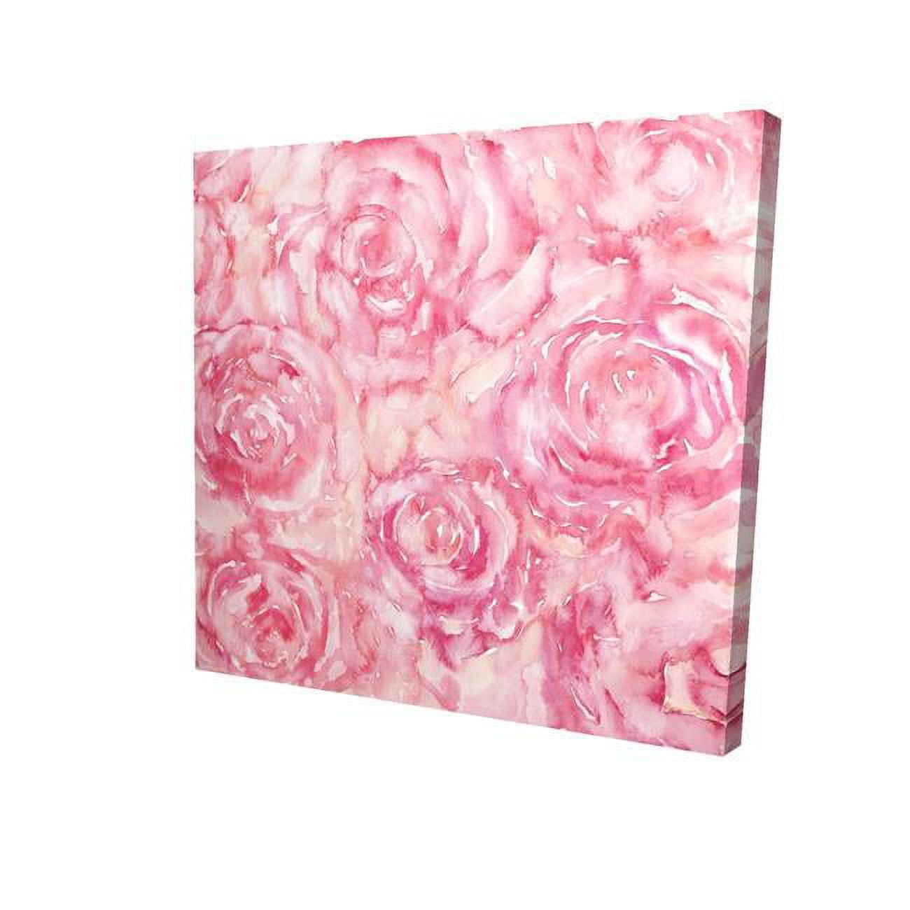 32 x 32 in. Roses In Watercolor-Print on Canvas