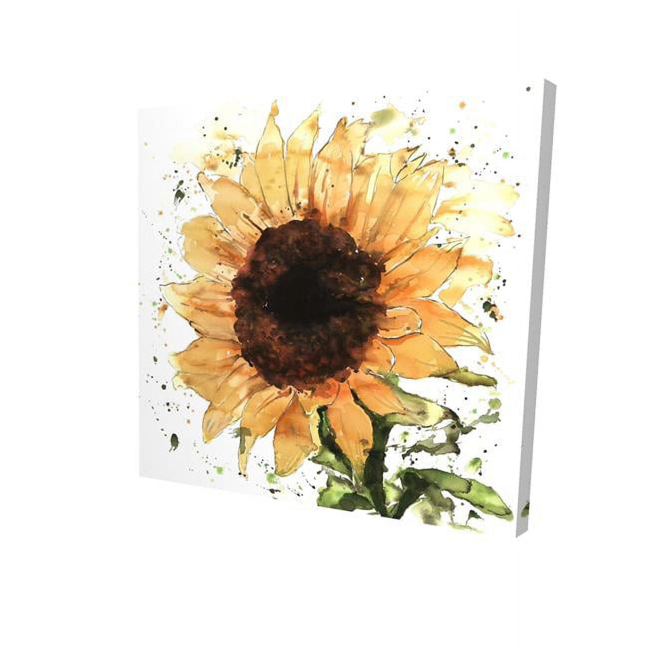 32 x 32 in. Big Sunflower-Print on Canvas
