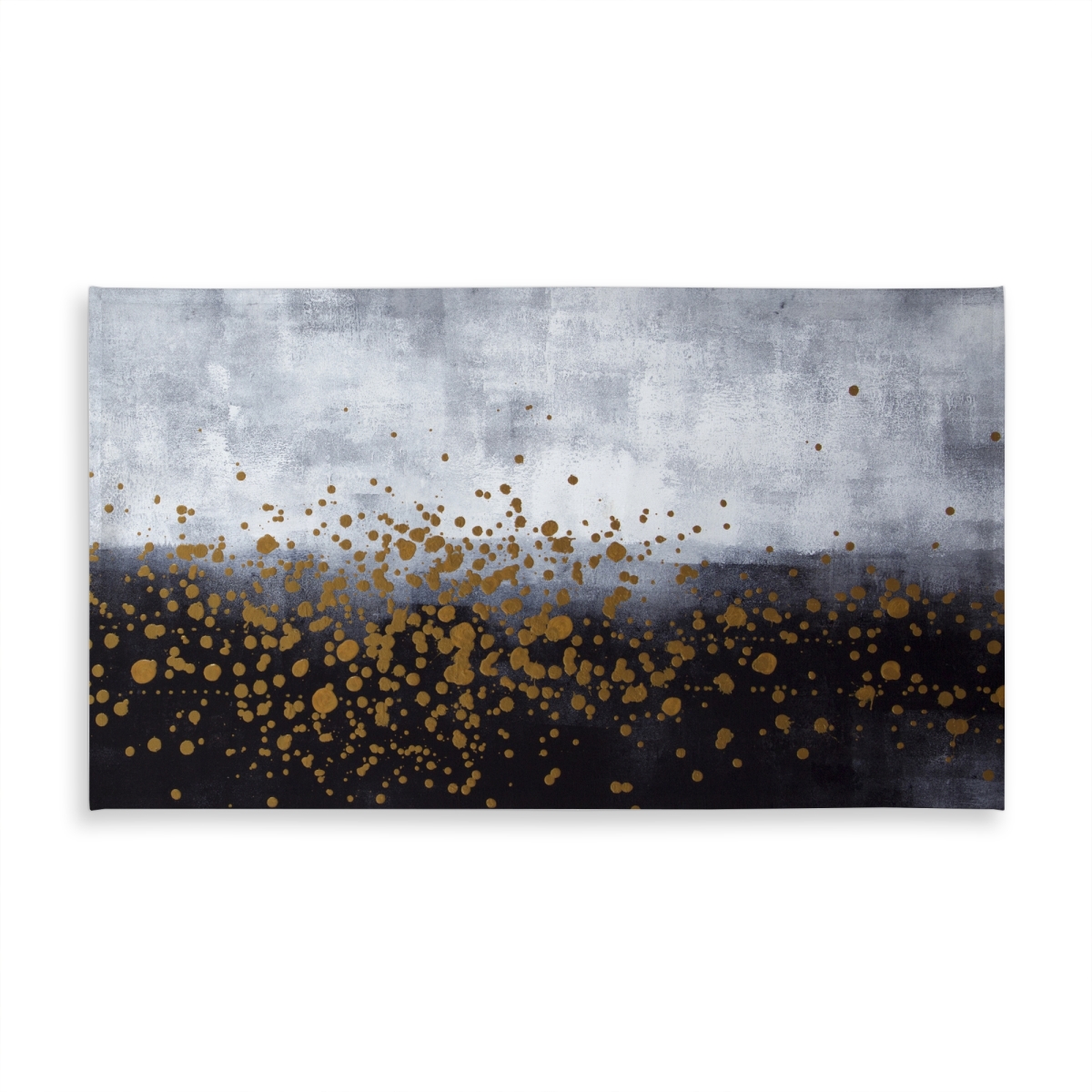 Picture of Begin Home Decor C1TCLRGEW4T2SF 58 x 102 in. Gold Splash Gray Tablecloth - Indoor & Outdoor Home Decor