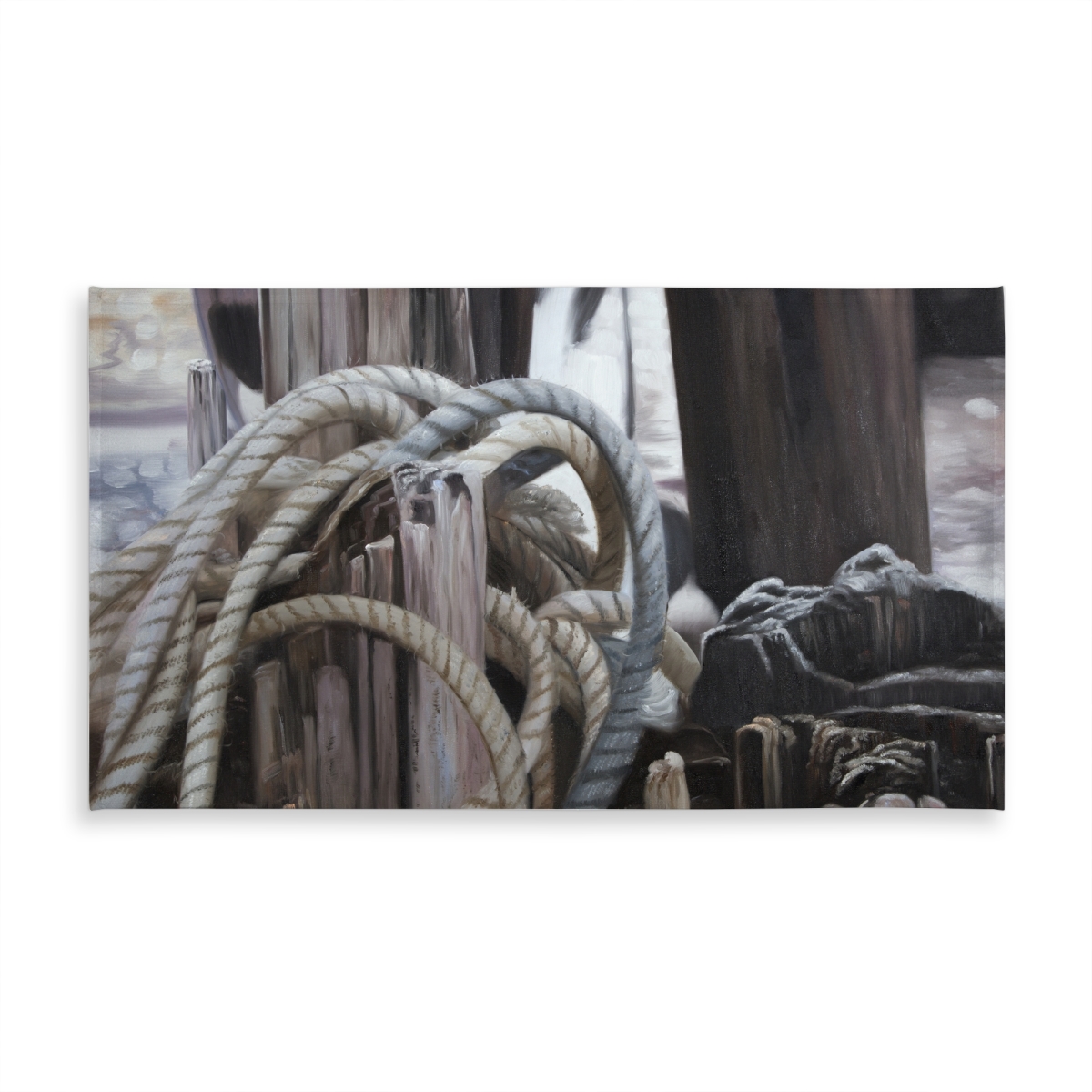 C1TCLRGEND0WZD 58 x 102 in. Driftwood Coastal Romantic Tablecloth - Indoor & Outdoor Decor