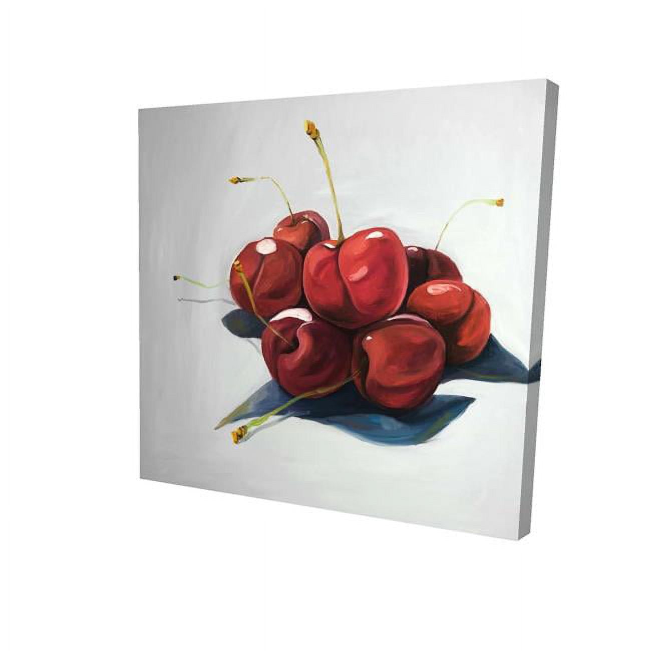 32 x 32 in. Pile of Cherries-Print on Canvas