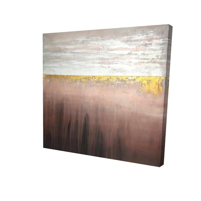 16 x 16 in. Golden Pink-Print on Canvas