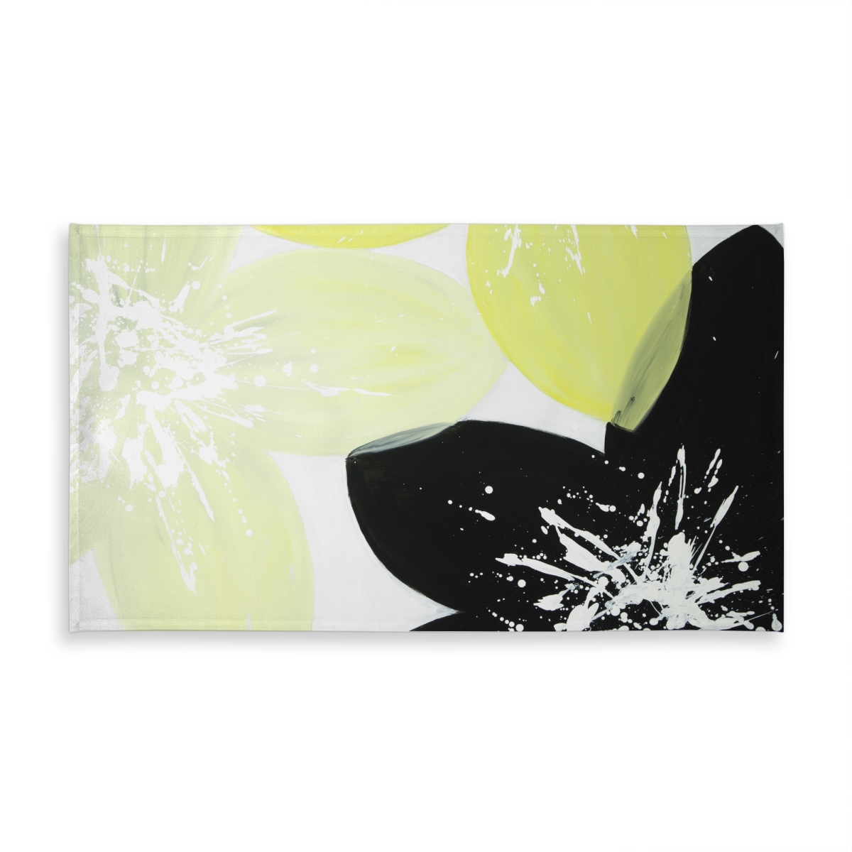 Picture of Begin Home Decor C1TCLRGEUPPMIK 58 x 102 in. Yellow Floral Tablecloth - Indoor & Outdoor White Bedroom Decor