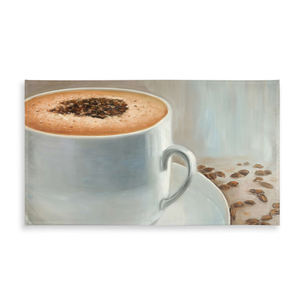 C1TCLRGEBM2EN2 58 x 102 in. Cappuccino Time Object Kitchen Tablecloth - Indoor & Outdoor Decor