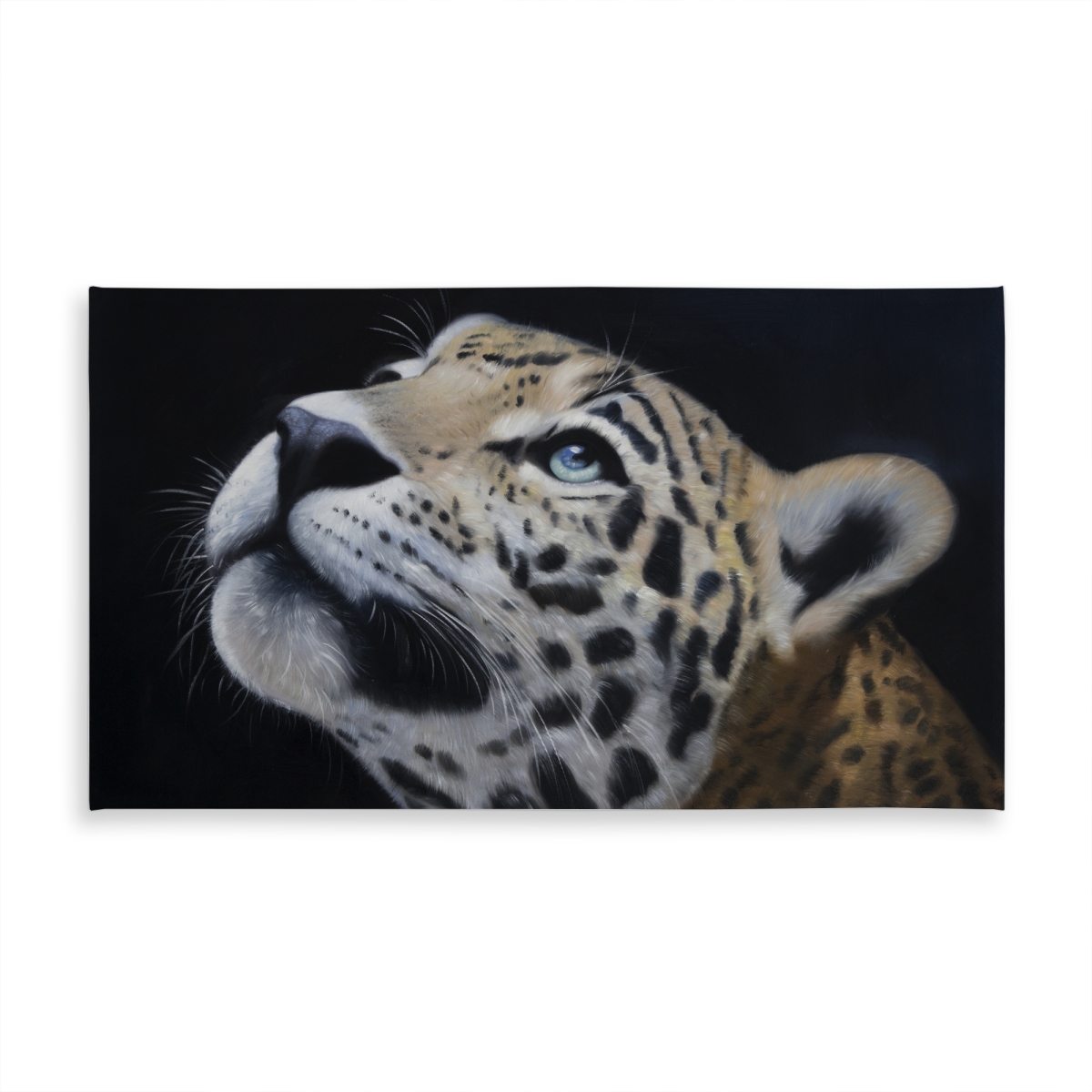 Picture of Begin Home Decor C1TCLRGEVVN8A3 58 x 102 in. Realistic Leopard Face Tablecloth - Indoor & Outdoor Home Decor