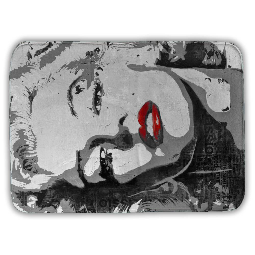 5930-2417-FI2-1 17 x 24 in. Marilyn Monroe Bath Mat - Retro Bathroom Decor - Home Style