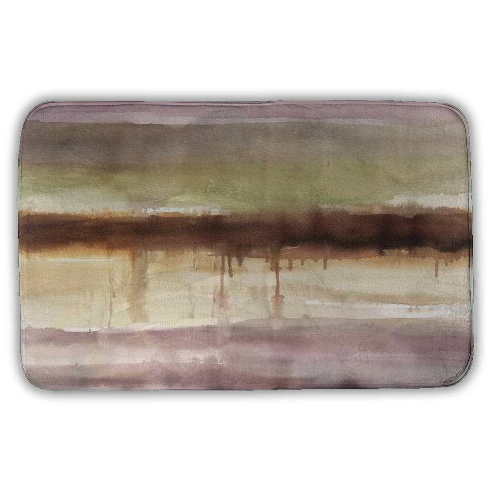 5930-2134-AB81 21 x 34 in. Abstract Stripes Bath Mat - Home Decor - Illustrative Bathroom