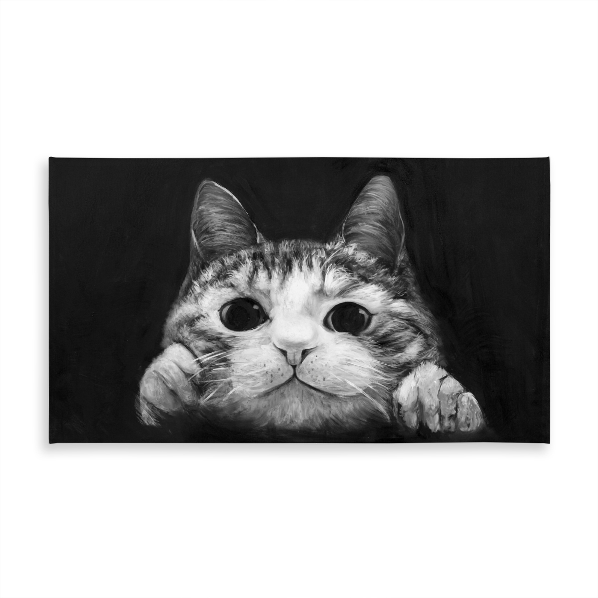 Picture of Begin Home Decor C1TCLRGEU5IZ33 58 x 102 in. Curious Cat Tablecloth - Indoor & Outdoor Pet Decor for Livingroom
