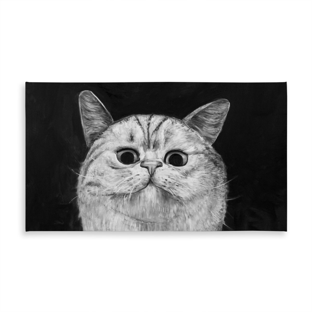 Picture of Begin Home Decor C1TCLRGEV0E6VS 58 x 102 in. Watching Cat Tablecloth - White Indoor & Outdoor Home Decor