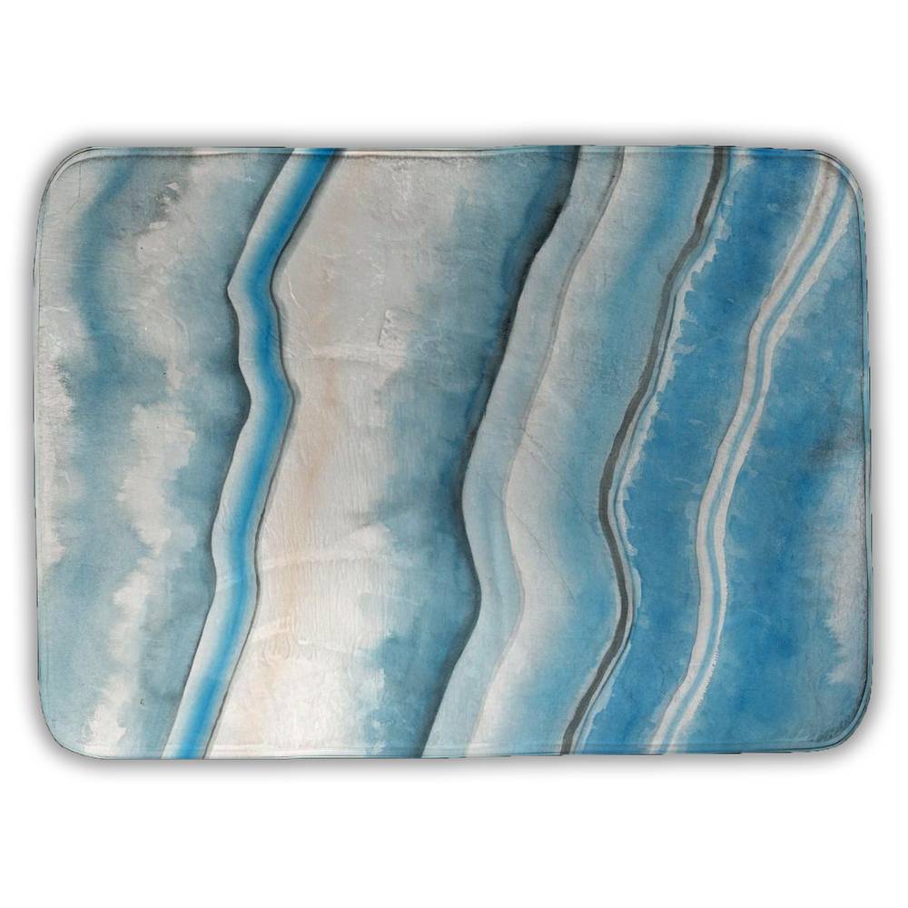5930-2417-AB40 17 x 24 in. Textured Geode Bath Mat - Minerals Abstract Home Decor