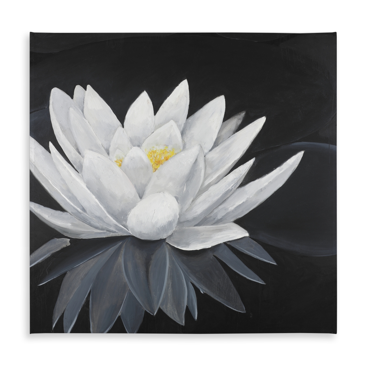 Picture of Begin Home Decor C1TC5858EZ6K9S 58 x 58 in. Lotus Flower Reflection Tablecloth - Indoor & Outdoor Decor