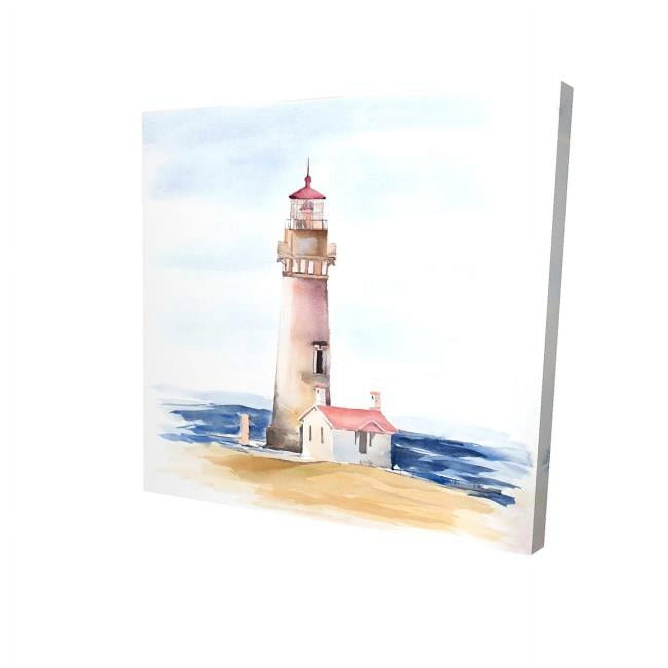 8 x 8 in. Oregons Yaquina Head Lighthouse-Print on Canvas