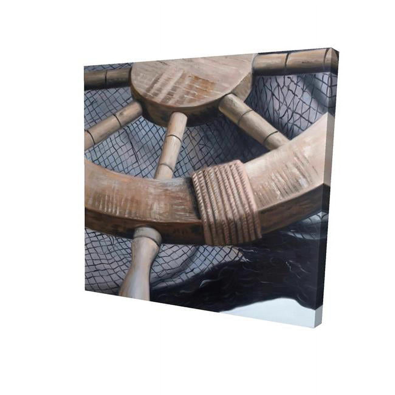 8 x 8 in. Helm on A Fishing Net Closeup-Print on Canvas