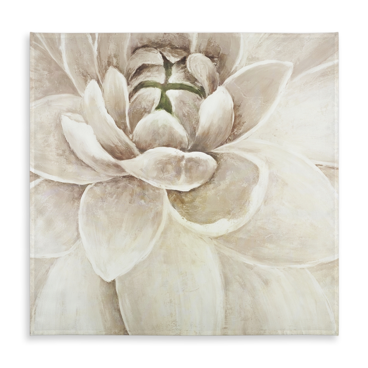 Picture of Begin Home Decor C1TC5858FAUSO0 58 x 58 in. Beige Floral Chrysanthemum Tablecloth - Indoor & Outdoor Decor