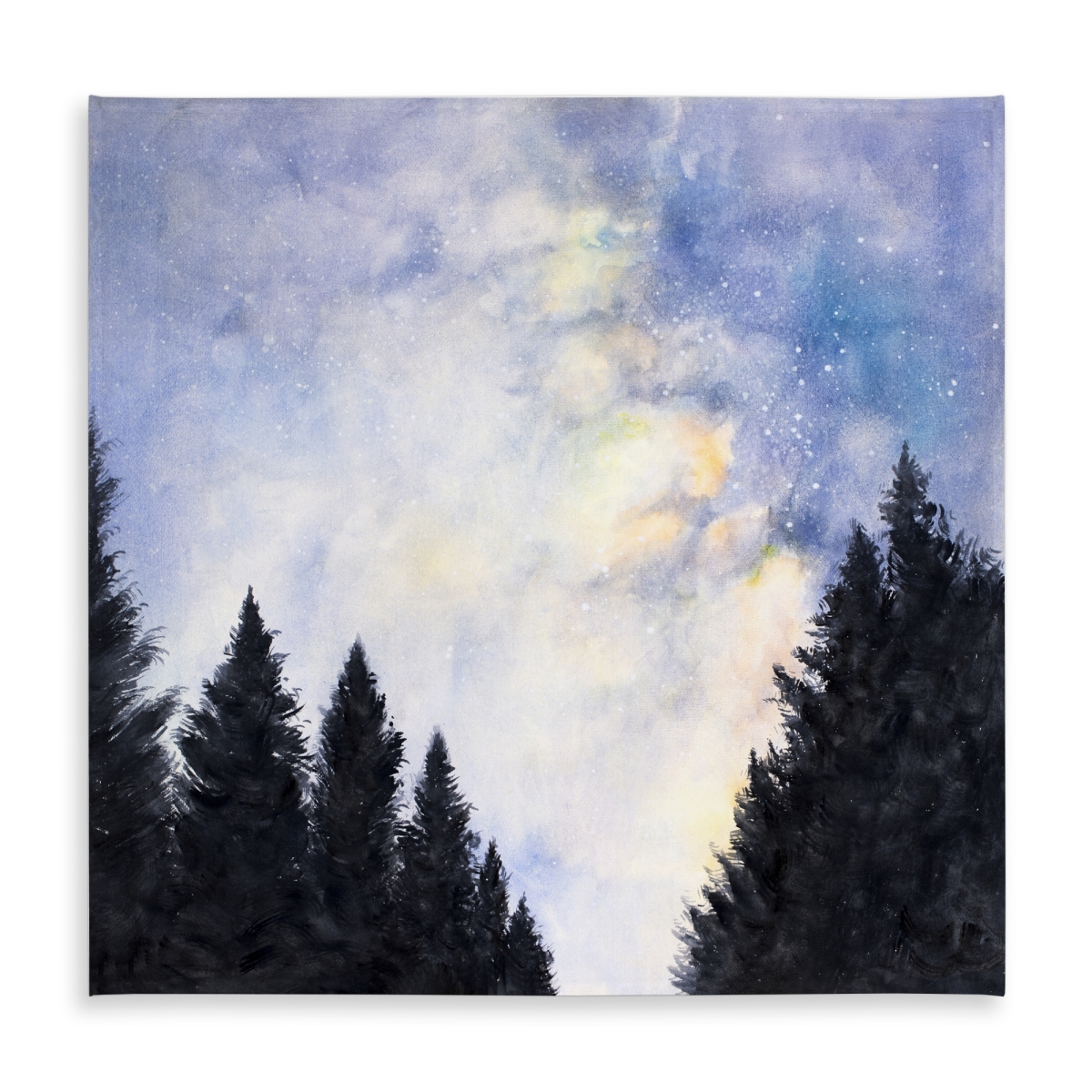 Picture of Begin Home Decor C1TC58587RNTO6 58 x 58 in. Starry Sky in Forest Tablecloth - Indoor & Outdoor Home Decor