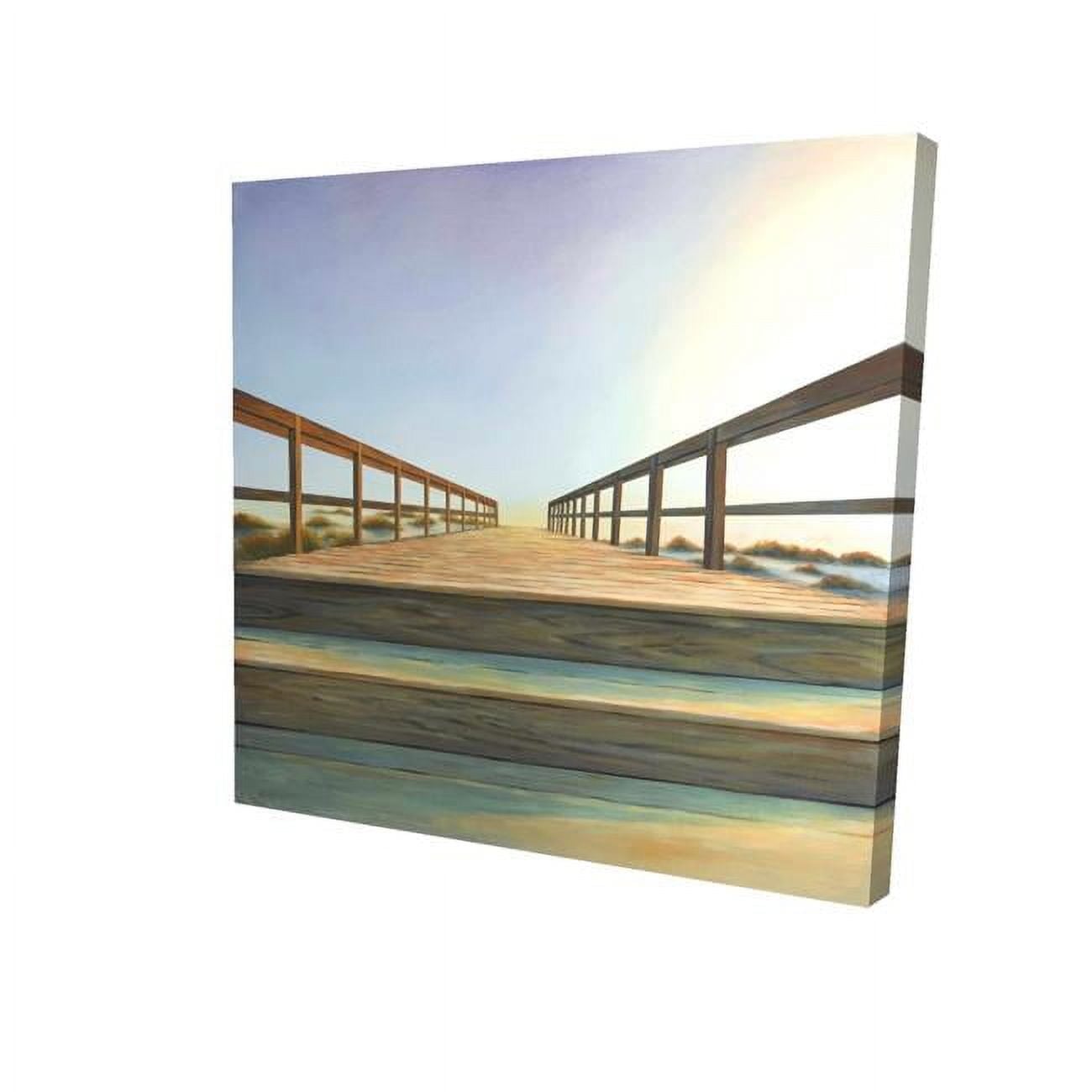 8 x 8 in. Footbridge-Print on Canvas