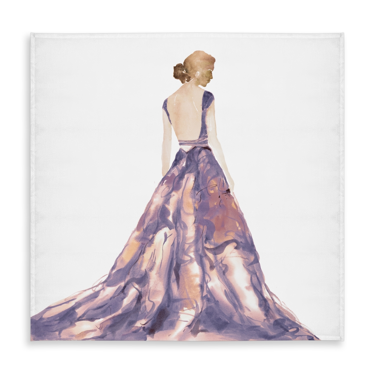 Picture of Begin Home Decor C1TC58586S3GIB 58 x 58 in. Purple Prom Dress Tablecloth - Indoor & Outdoor Home Decor