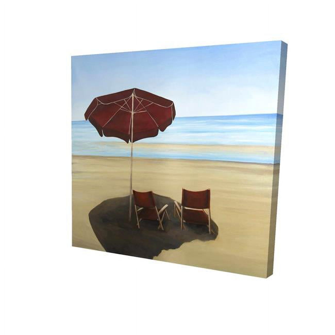 8 x 8 in. Relax At The Beach-Print on Canvas