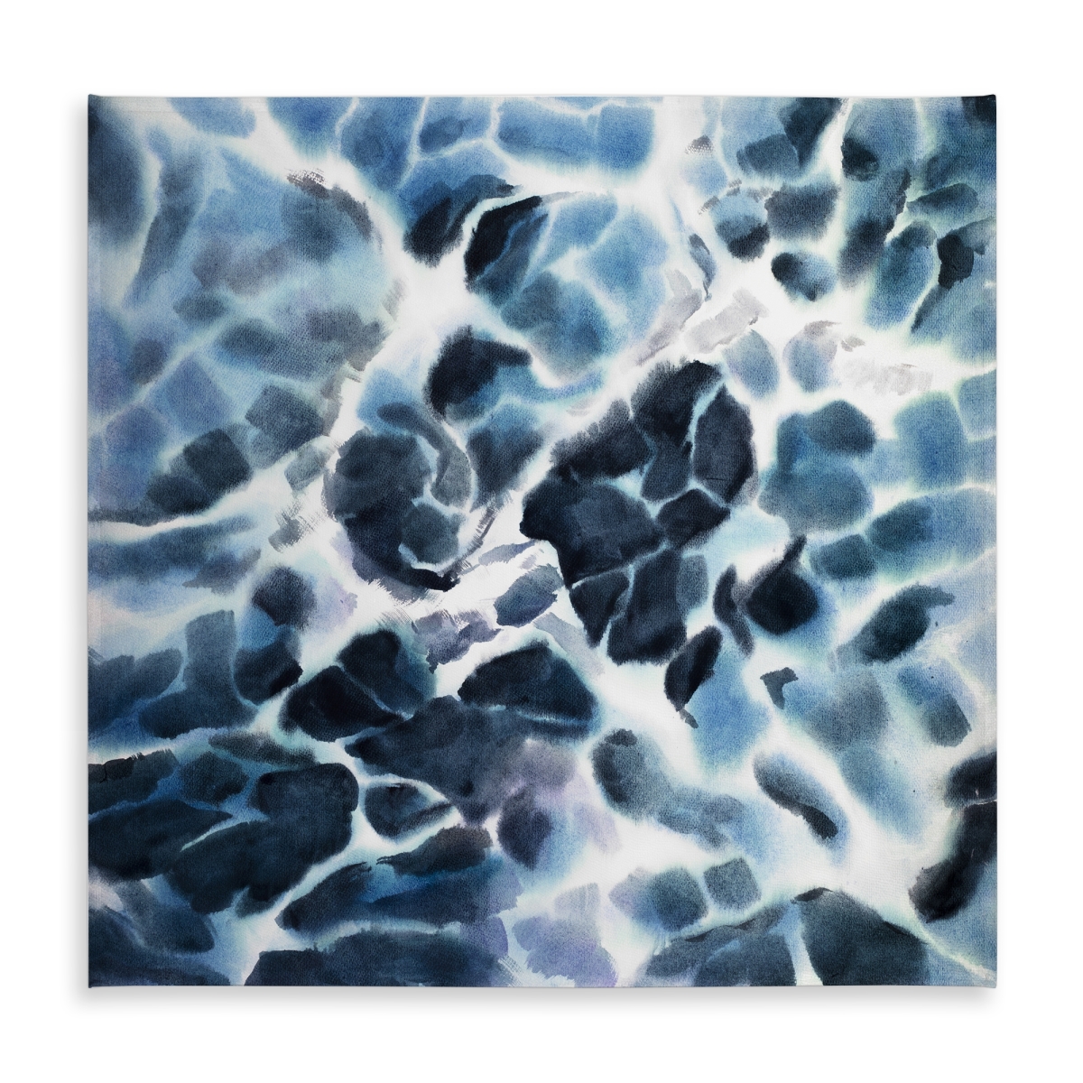 Picture of Begin Home Decor C1TC5858JFGH96 58 x 58 in. Marine Coastal Blue Tablecloth - Stormy Waves Home Decor