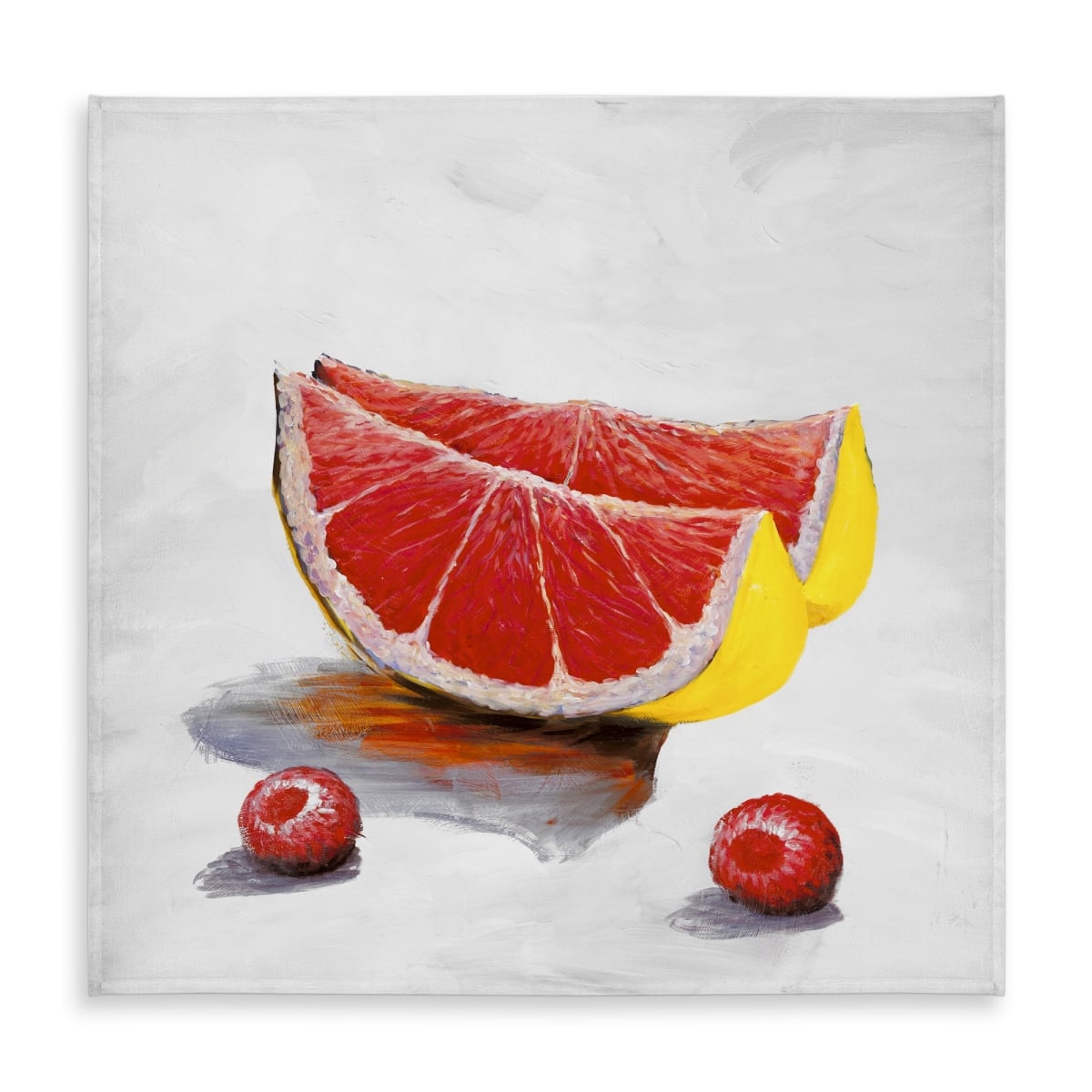 Picture of Begin Home Decor C1TC5858GQ0QQ2 58 x 58 in. Grapefruit Slices Indoor & Outdoor Tablecloth - Yellow Decor