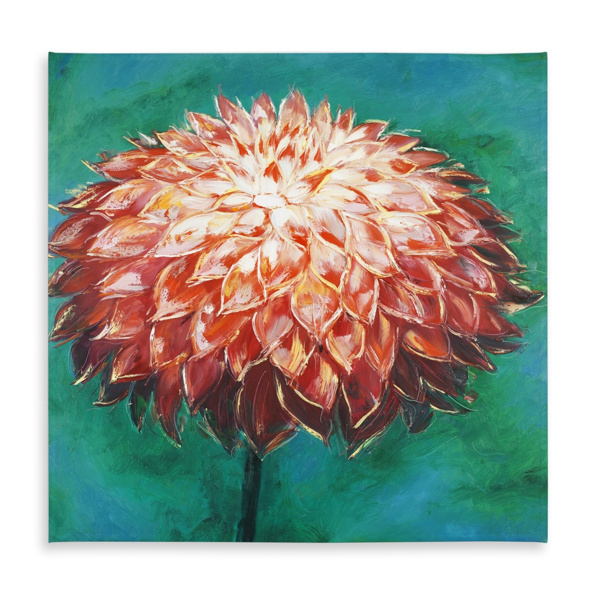 Picture of Begin Home Decor C1TC5858C1JMSI 58 x 58 in. Abstract Dahlia Flower Tablecloth - Indoor & Outdoor Home Decor