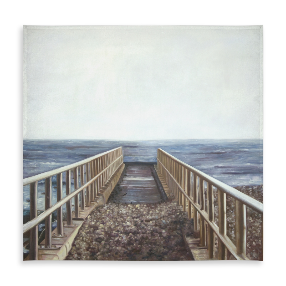 Picture of Begin Home Decor C1TC5858AYH7FD 58 x 58 in. Relaxing Beach Tablecloth - Sea Marine Bedroom Decor