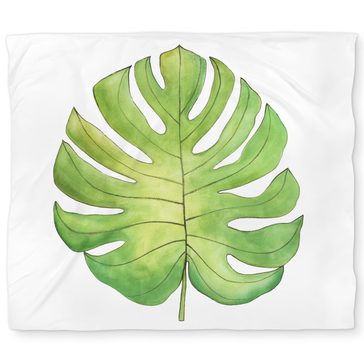C1DCKSW0KZN655 Tropical Leaf Botanical King Size Duvet Cover - Exotic Home Decor